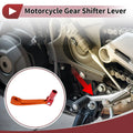 Shifter Lever for Honda CRF150F 2003-2017 - Orange Red Silver Tone