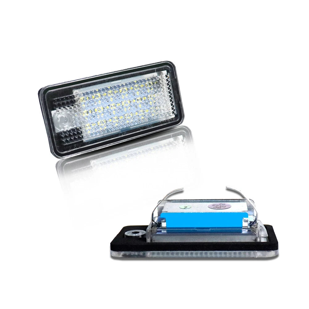 LED License Plate Lights for Audi A3 A4 S4 A6 A8 Quattro (2000–2023)