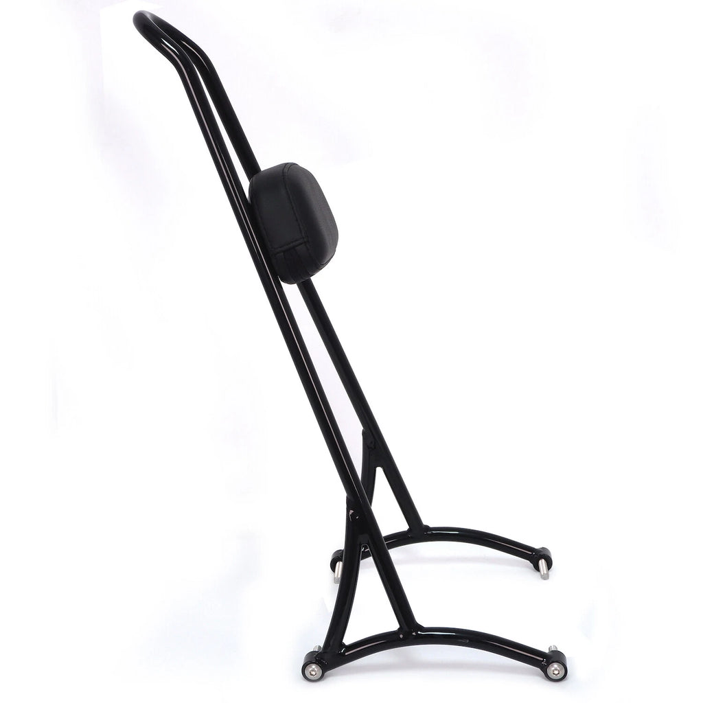 20" Black Sissy Bar Backrest Pad for Harley Sportster XL 883 1200 (1996–2003)