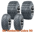 Set of 4 ATV Tires 19x7-8 & 18x9.5-8 for Tomberlin Cobra 90 (2008)