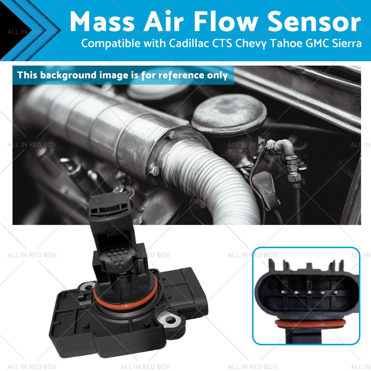 Mass Air Flow Sensor for Cadillac CTS, Chevy Tahoe, GMC Sierra (2003–2014) 23256991