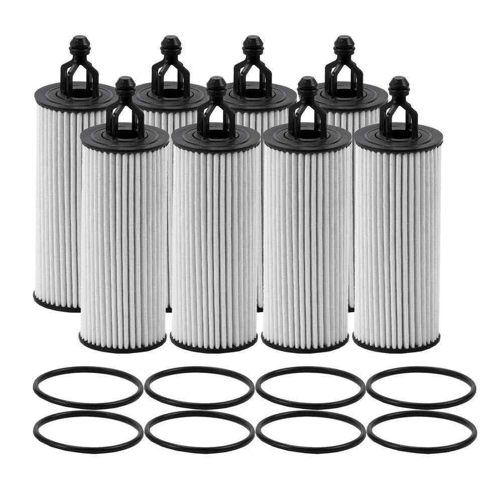 Set of 8 Wix WL10010XP Engine Oil Filters for (Metal Free)