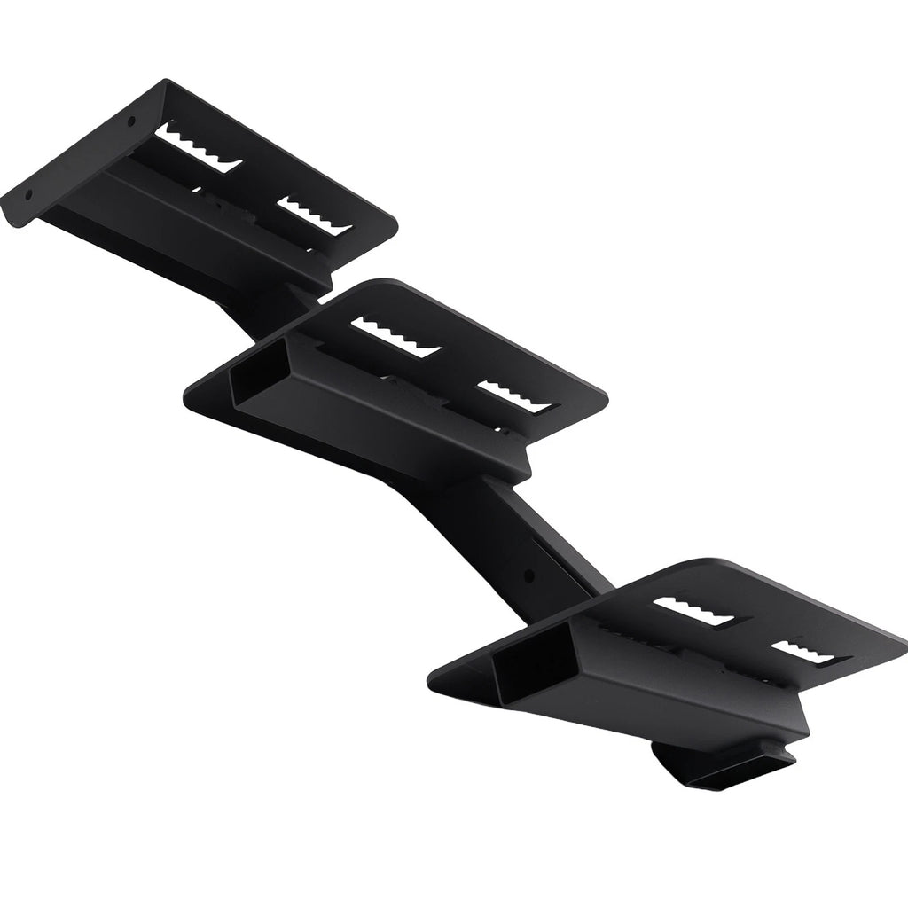 3-Step Steel Mount for Universal Boat Trailer Tongue Boarding Step (Black)