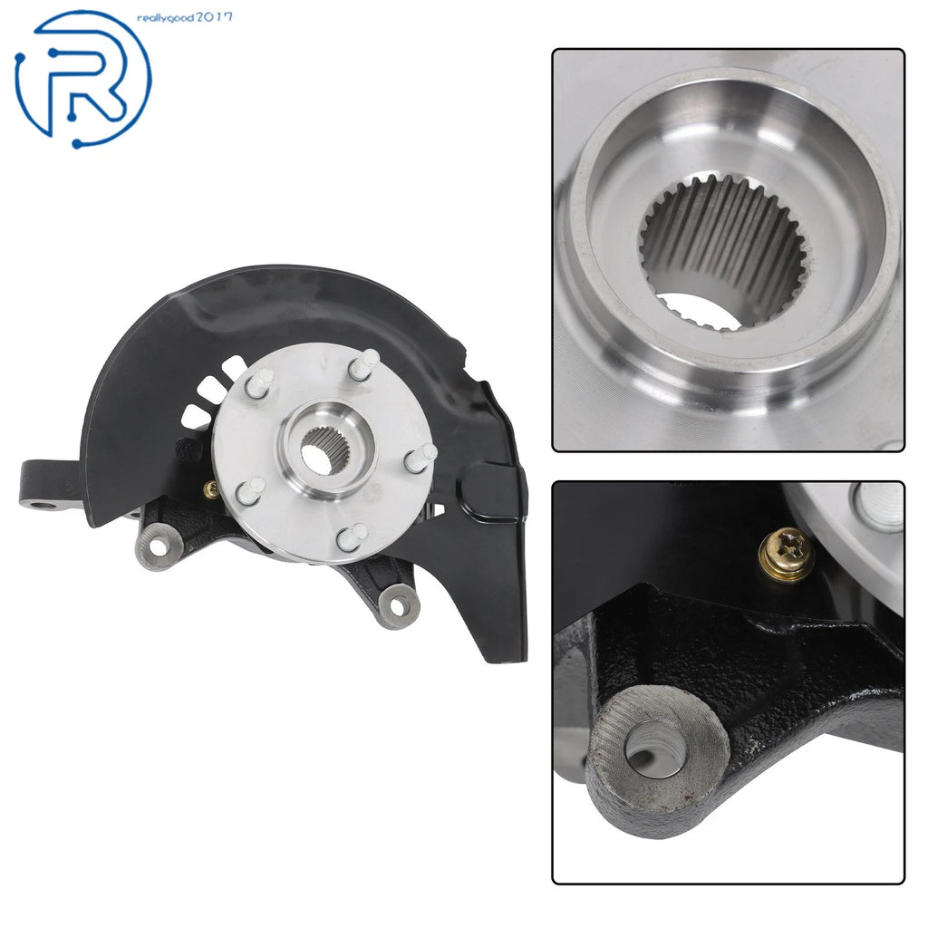 2X Steering Knuckles + Wheel Hub for Toyota Sienna (2004-2010) AWD