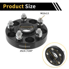 2X 5x105mm Wheel Spacers 56.6mm M12x1.5 for Chevrolet Trax (2013–2020)