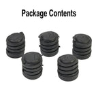 Clips 5PCS Black Rubber Bonnet Buffer Hood for Nissan