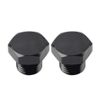 Aluminum 4AN Block Off Cap ORB Plug Male Fitting Adapters
