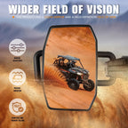 Universal UTV Side View Mirrors with Clamp for Roll Cage