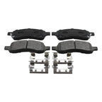 Set of 4 Bosch QuietCast Front Semi-Metallic Brake Pads for Buick Chevy GMC Isuzu Saab
