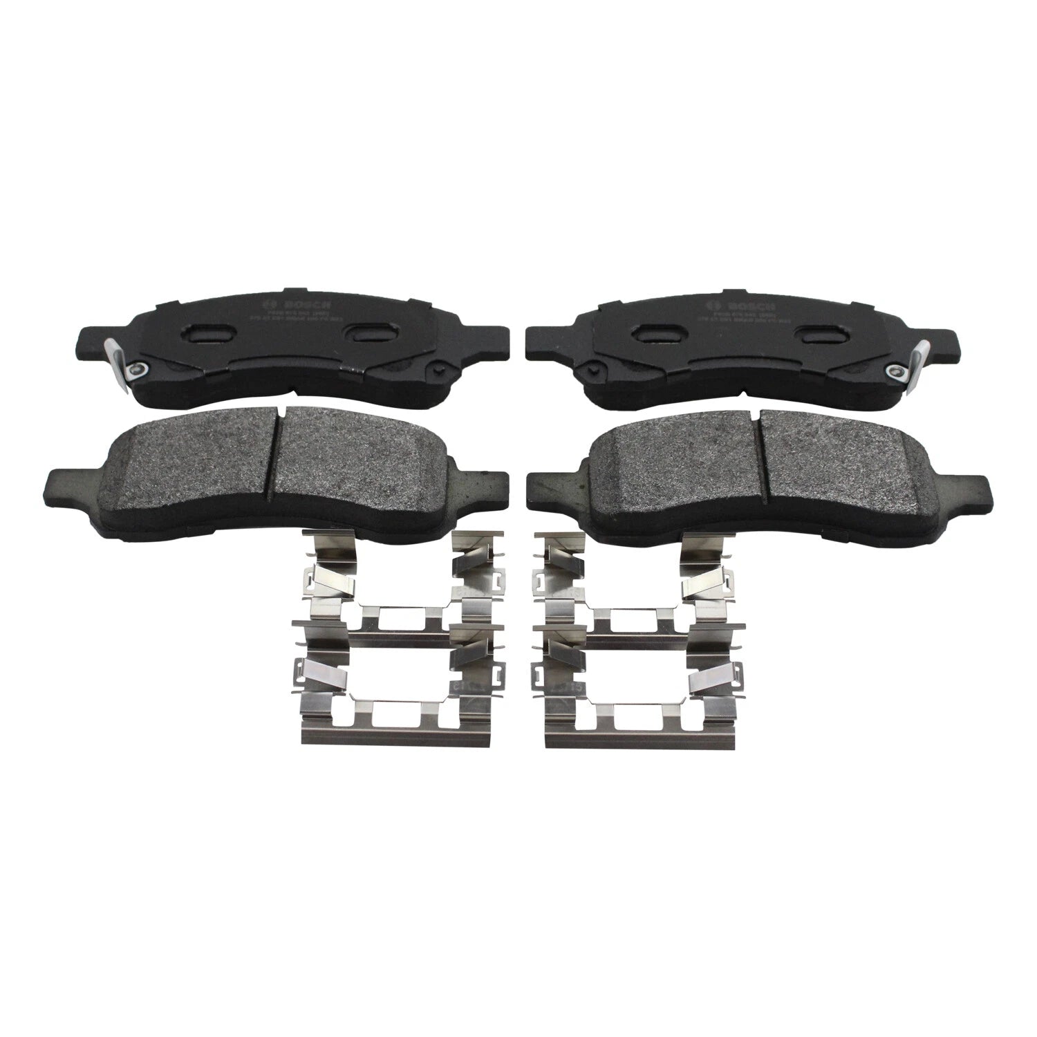 Set of 4 Bosch QuietCast Front Semi-Metallic Brake Pads for Buick Chevy GMC Isuzu Saab