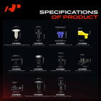 110 Pcs Fender Rivets Clips for Ford Explorer