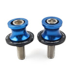8MM Blue Swingarm Spools Slider Stand Screws for KAWASAKI ZX6R (2012-2021)
