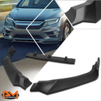 Matte Black CK-Style Front Bumper Spoiler Lip for Honda Odyssey (2018–2020)