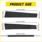 6x Carbon Fiber Door Pillar Posts Cover Trim for Infiniti G35 G37 (2002–2013)