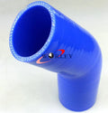2.5"-2" Silicone 45 Degree Reducer Elbow Intercooler Turbo Hose for Car