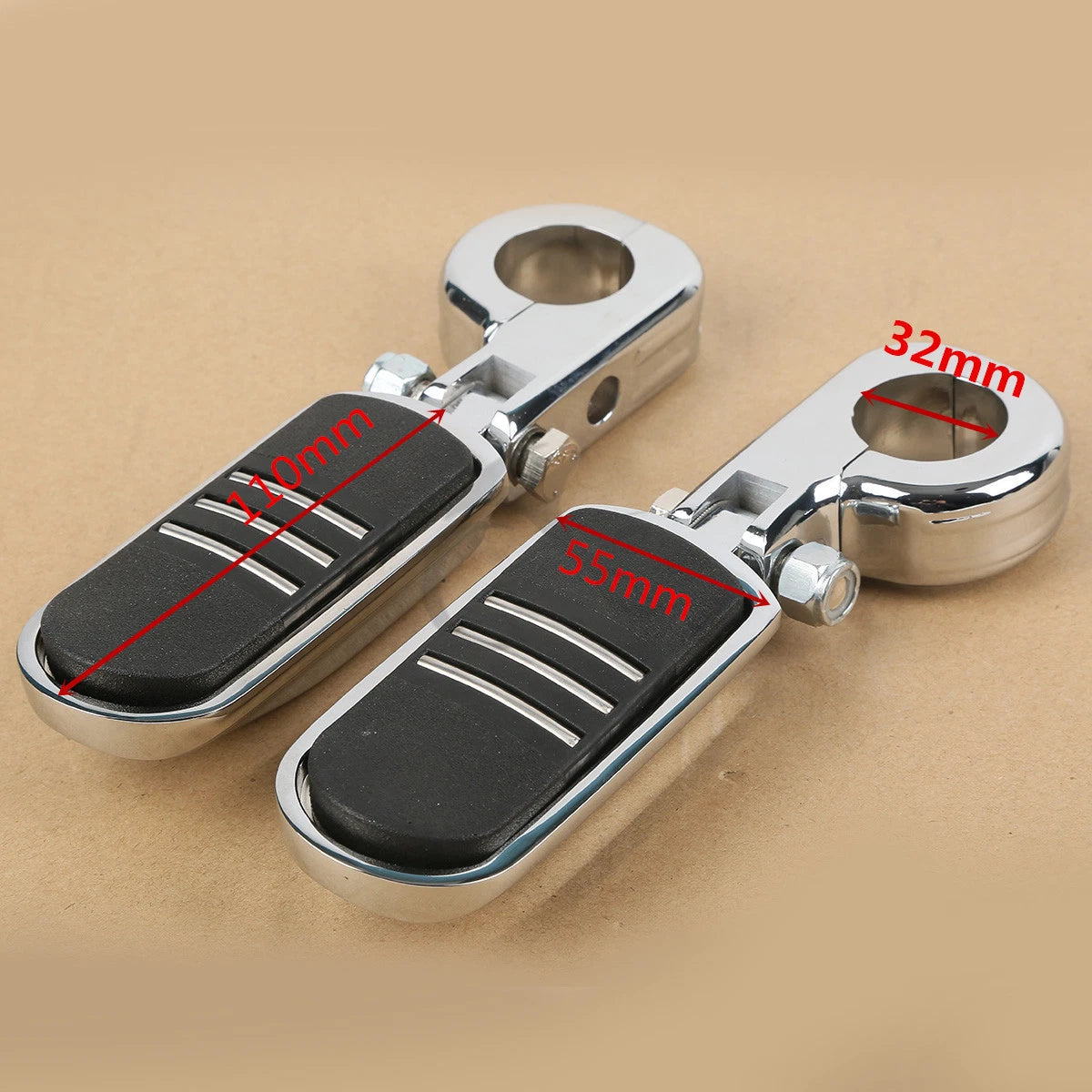 Foot Pegs for Highway Engine Guard Bars (1.25")