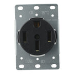Flush Mount Receptacle 50A 125/250V for Commercial/Industrial Use