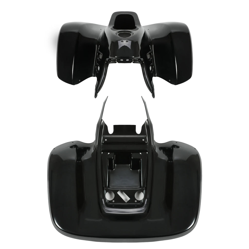 Set of 2 Front & Rear Fenders for Honda TRX90 (1993–2005) - Black ABS Plastic