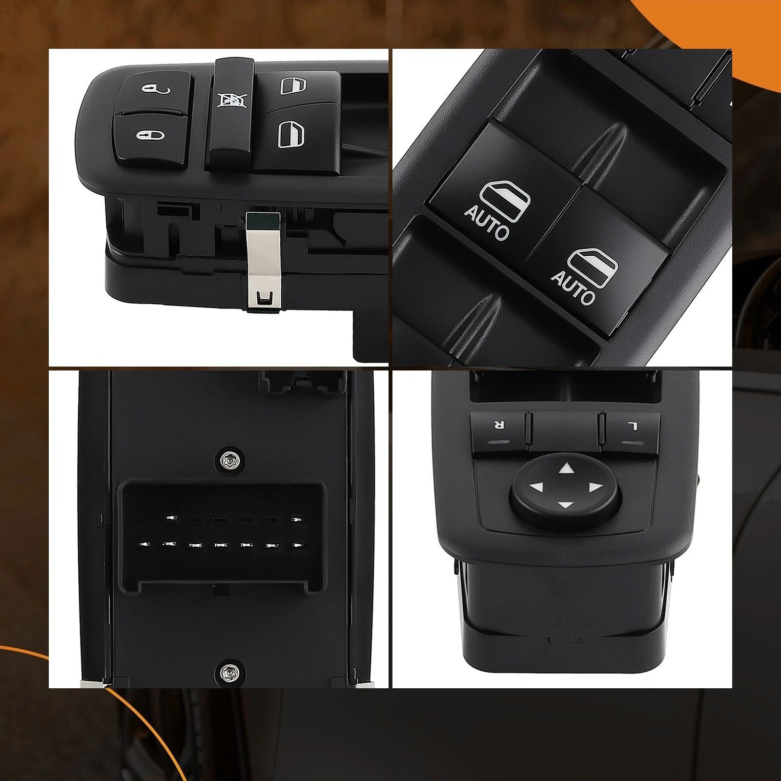 Front Driver Master Power Window Switch for Dodge Ram 1500 2500 3500 (2009–2012)