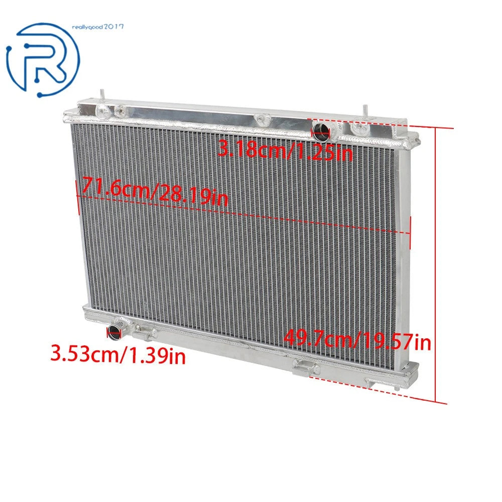 2Row Aluminum Radiator for Nissan 350Z (2007–2009) 3.5L V6