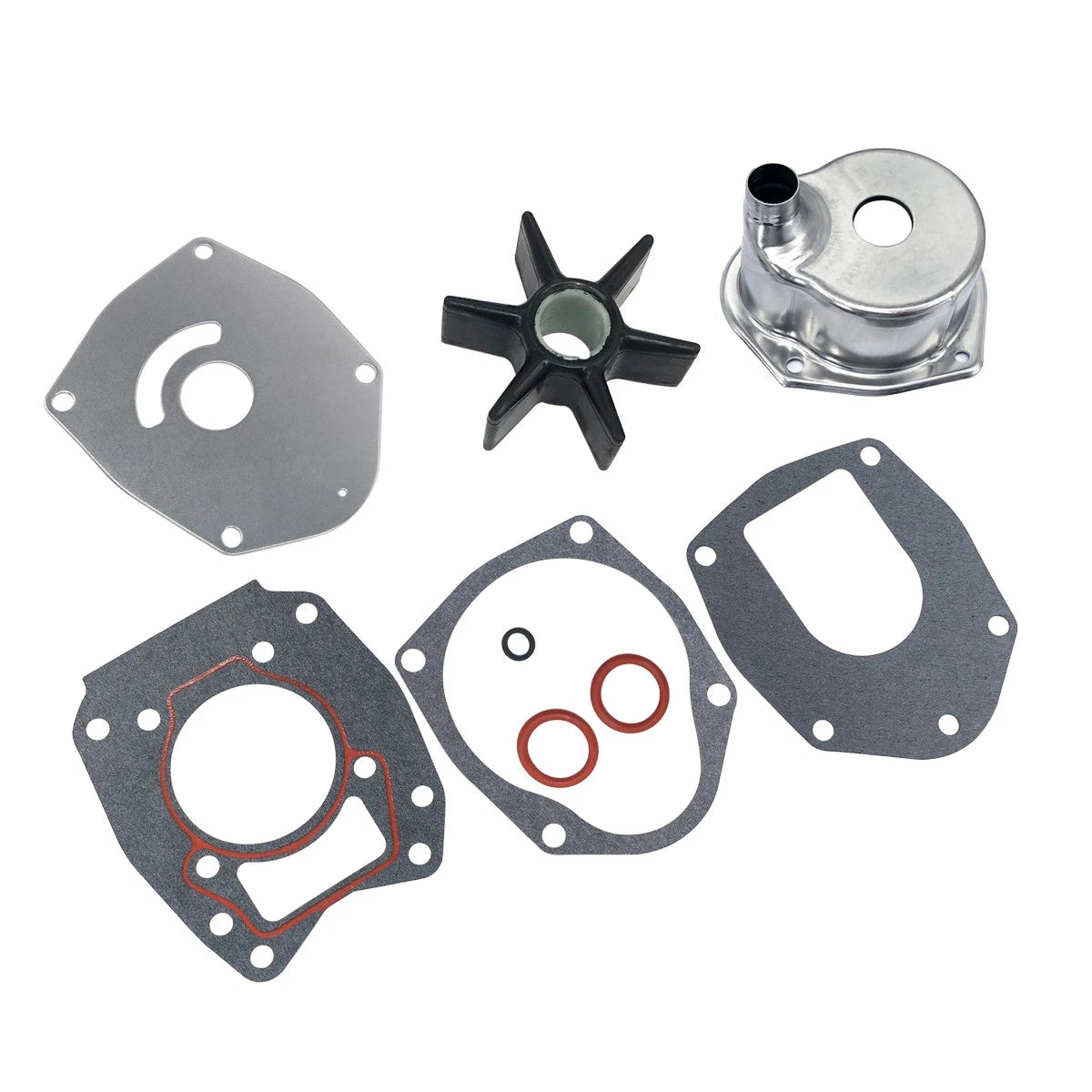 Water Pump Impeller Kit with Housing for Mercury Outboard 75/90/115HP (4-Stroke)