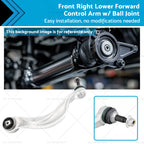 Front RH Lower Control Arm with Ball Joint for BMW 528i 650i 750i (2008–2016)