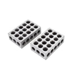 Set of 5 Machinist Blocks for Precision Work (23 Holes, .0002")