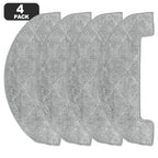Mop Cloth Kit Set of 4 for MYBOT X9 PRO Robot Vacuum Cleaner