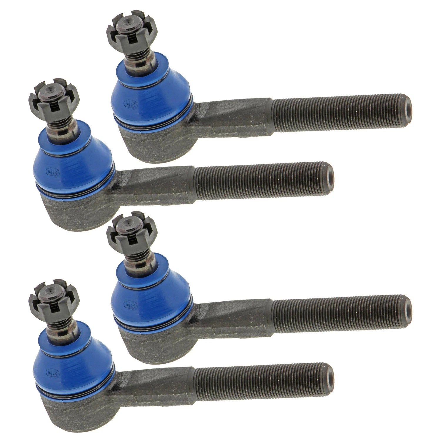 Set of 2 Mevotech Supreme Inner Outer Steering Tie Rod Ends for Dodge B100 B250 (1975–1990)