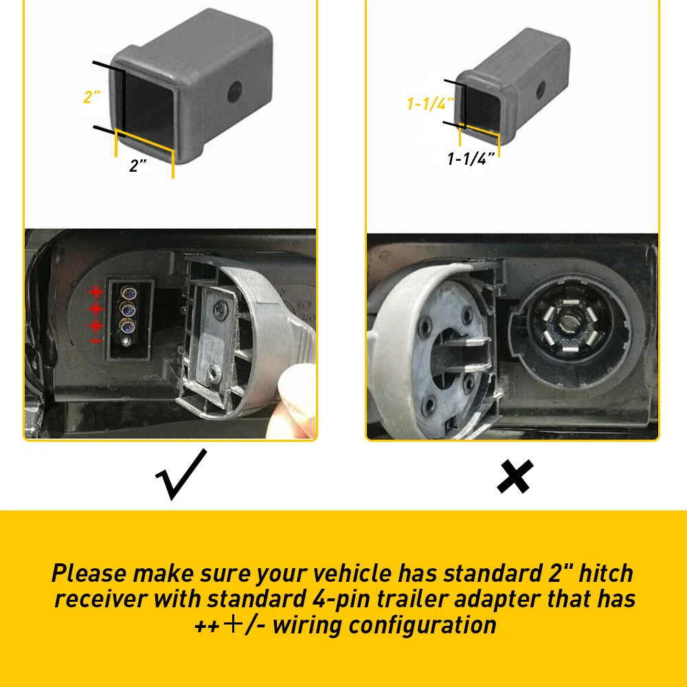 15 LED Smoke Brake Light Cover for Trailer Hitch