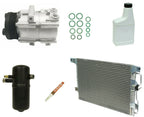 AC Compressor Kit Replacement with Condenser for Nissan Navara D40 (2005-2015)