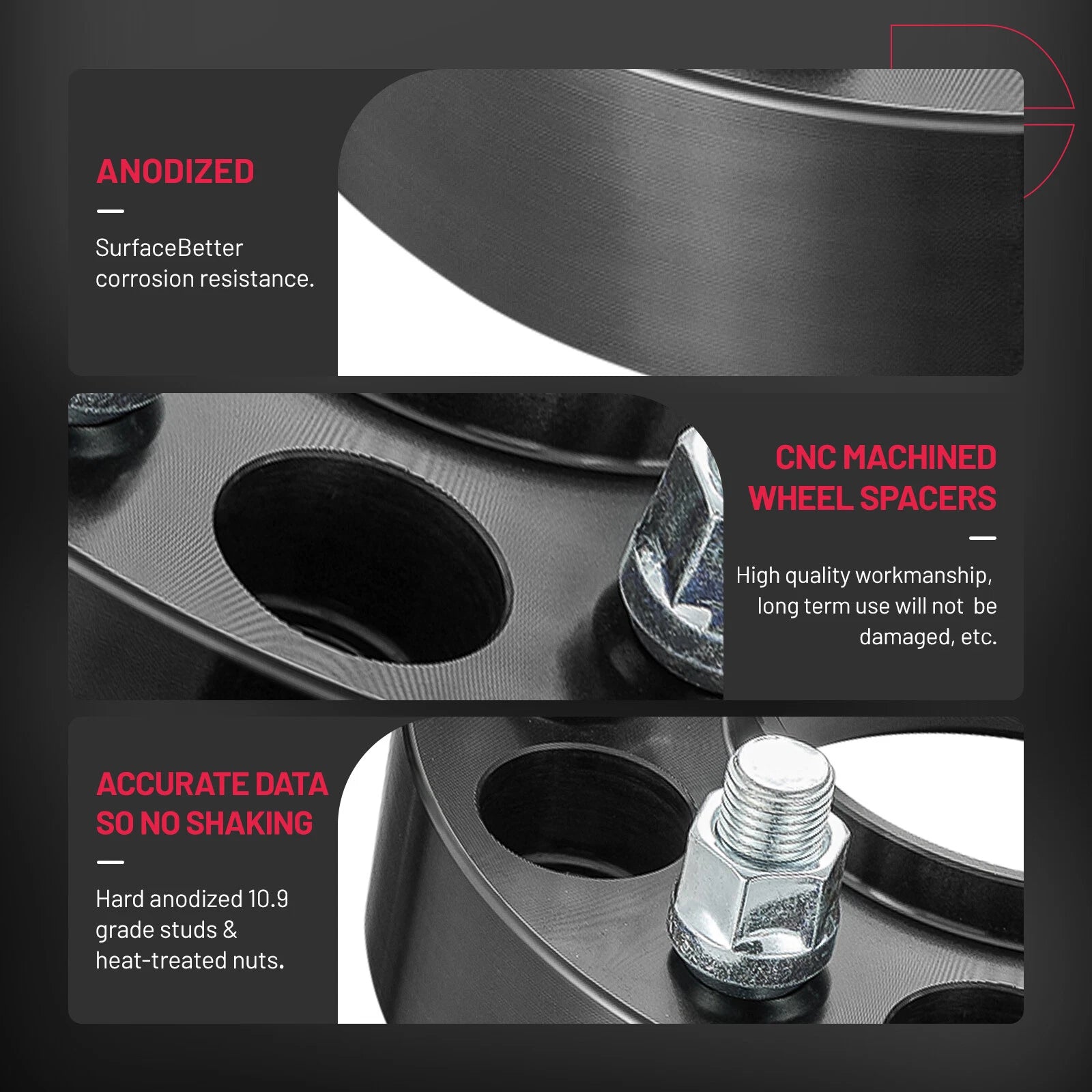 Hub Centric 5 Lug 5x5.5 Wheel Spacers for Ram 1500 (2012-2018)