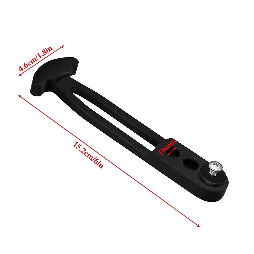 Set of 2 Rubber T Buckles for Ladder Extension and Outdoor Gear Binding