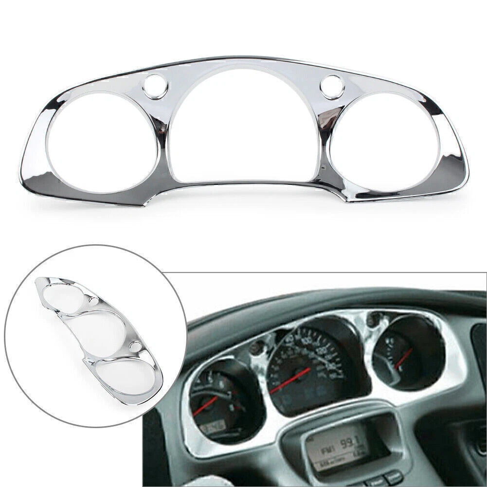 Chrome Instrument Panel Accent Cover Trim for Honda Goldwing GL1800 (2001–2005)