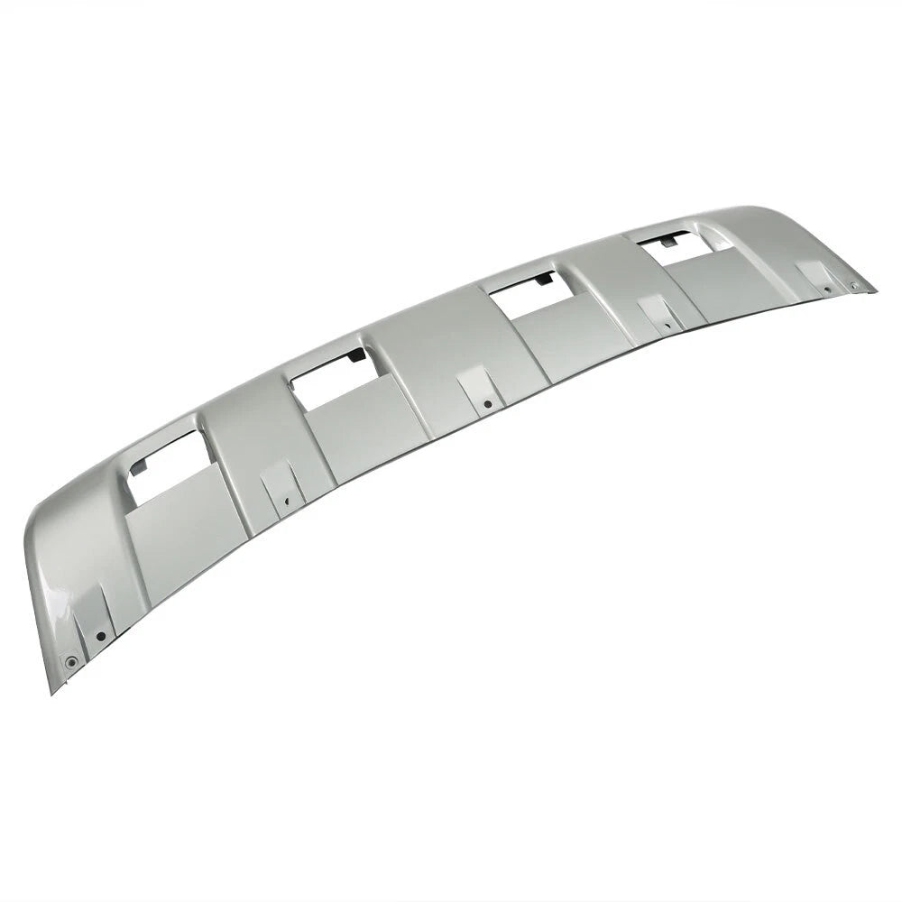 Front Bumper Lower Valance Panel for Ford Explorer (2020-2022) Silver Plastic