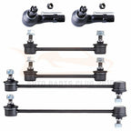 Set of 6 Sway Bar Links & Tie Rod Ends for Mazda Protege (2001–2003)