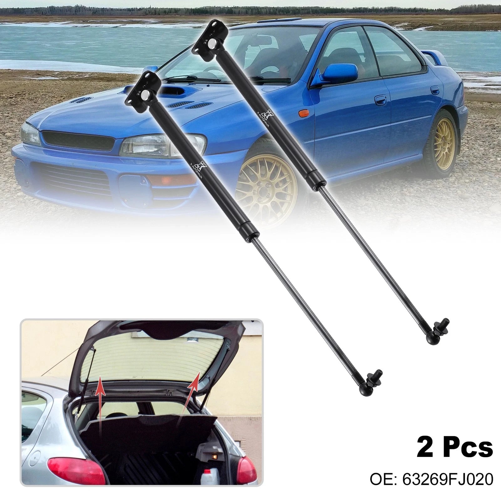 2X Rear Tailgate Lift Supports for Subaru (2010–2014) 63269FJ020