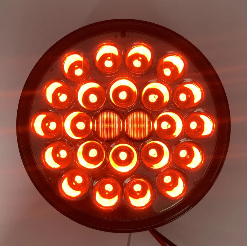 4" Round LED Stop Light Replacement for Truck SUV (Universal Fit)