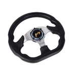 13 Inch Black Steering Wheel for Golf Cart (EZGO/Club Car/Yamaha)