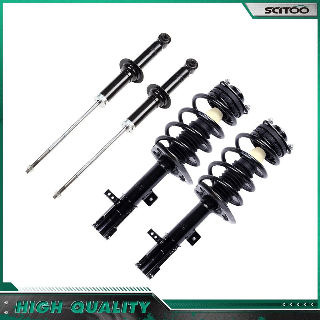 Set of 4 Complete Struts & Rear Shocks for Chrysler Sebring (2007–2010)