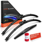 Set of 3 Windshield Wiper Blades for Buick Enclave (2008–2017)