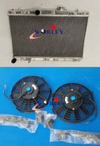 Aluminum Radiator & Fans for Hyundai Elantra Tiburon L4 V6 (2001-2008)