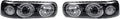 Set of 2 TYC HID Projector Headlights for Chevrolet Silverado (1999–2002)