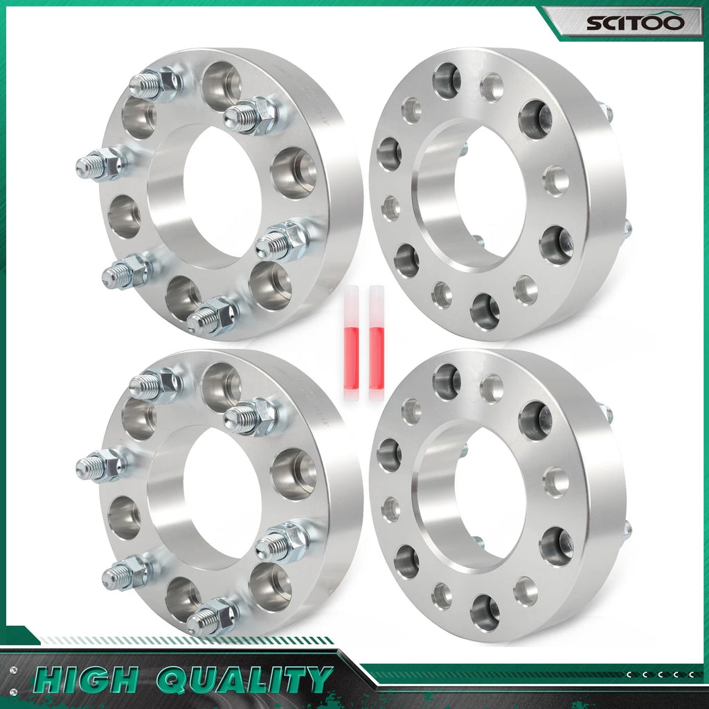 Set of 4 Wheel Adapters 6x135 to 6x5.5 1.5" M14x2 for Ford F-150 (2004–2014)