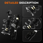 Front Struts with Spring and Control Arms Kit for Nissan Altima (2007-2013)