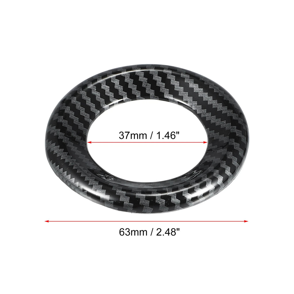 2pcs Loudspeaker Circle Trim for Honda Civic (2016–2021) Carbon Fiber
