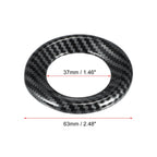 2pcs Loudspeaker Circle Trim for Honda Civic (2016–2021) Carbon Fiber