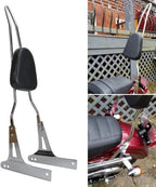 Chrome Sissy Bar Backrest for Harley Dyna FXD FXDB FXDC FXDWG FXDSE (2006-2017)