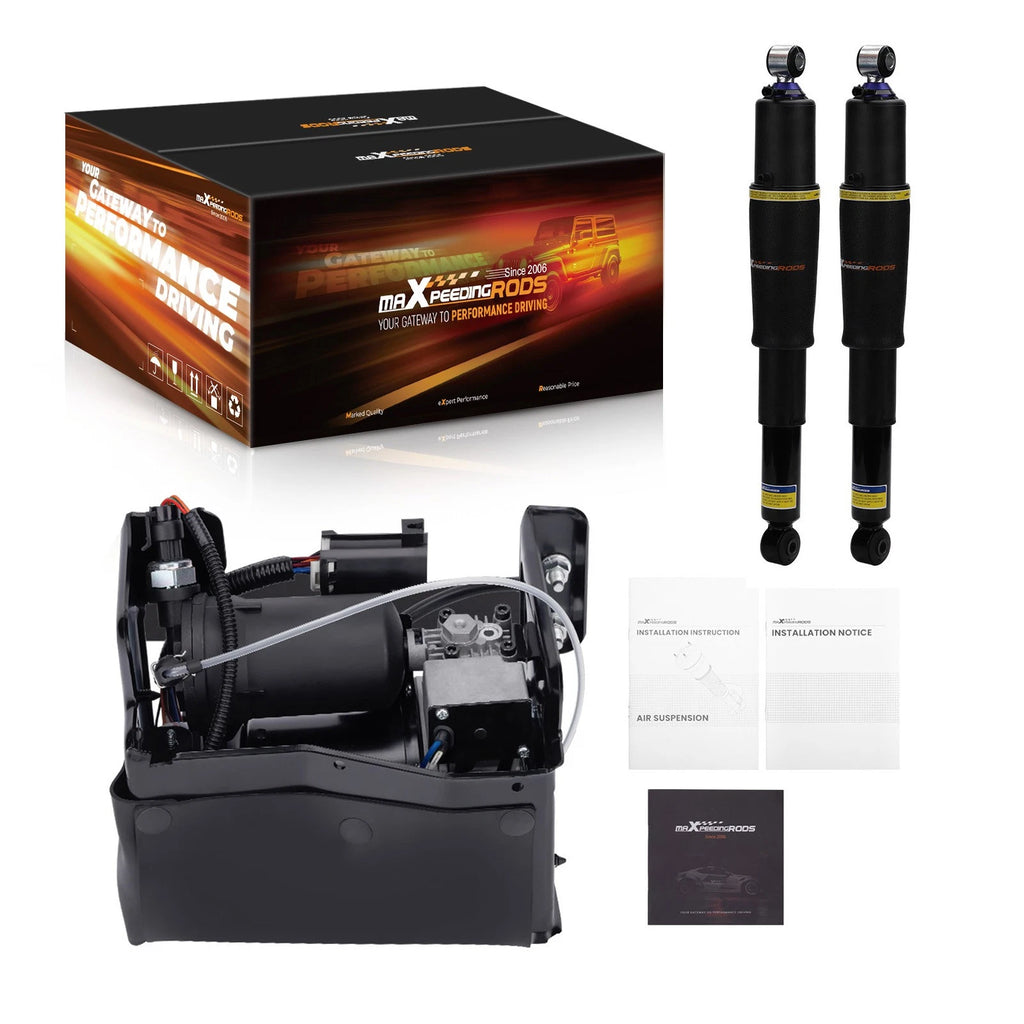 Air Shocks & Compressor Kit for Cadillac Escalade (2002–2020)
