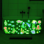 Luminous Underwater World Wall Stickers for Bathroom Bedroom Decor